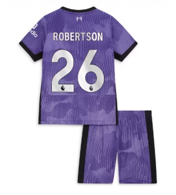 Liverpool Andrew Robertson #26 Replica Third Stadium Kit for Kids 2023-24 Short Sleeve (+ pants)